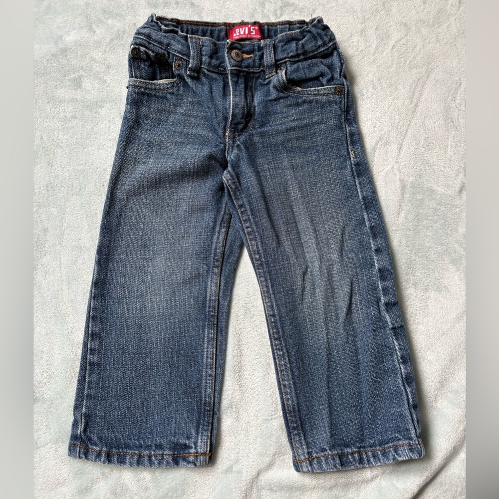 Levi's Blue Straight Leg Jeans Classic Denim